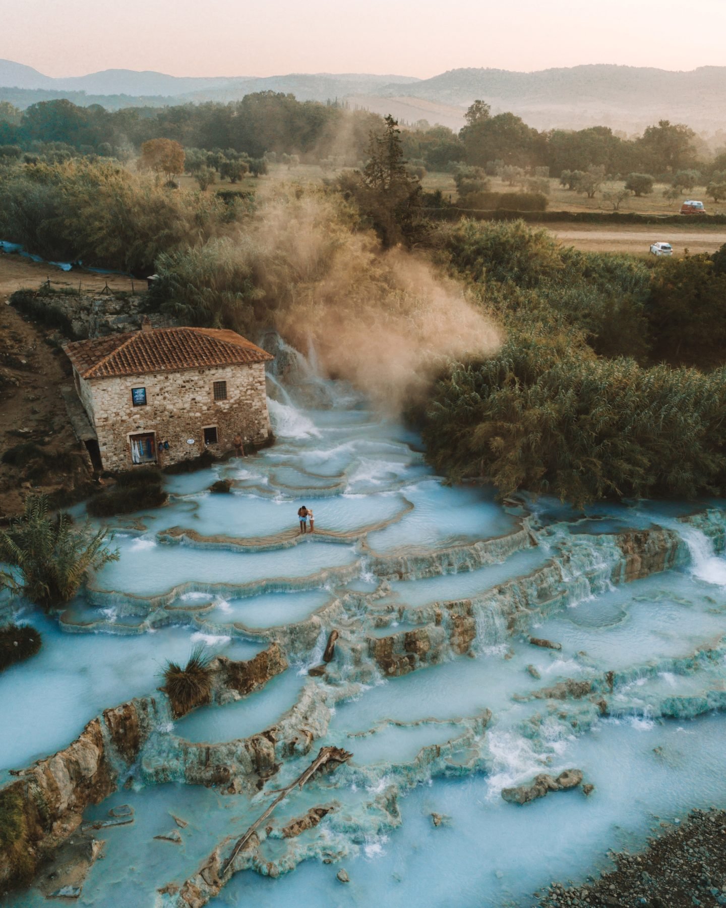 Cascade de Saturne Toscane