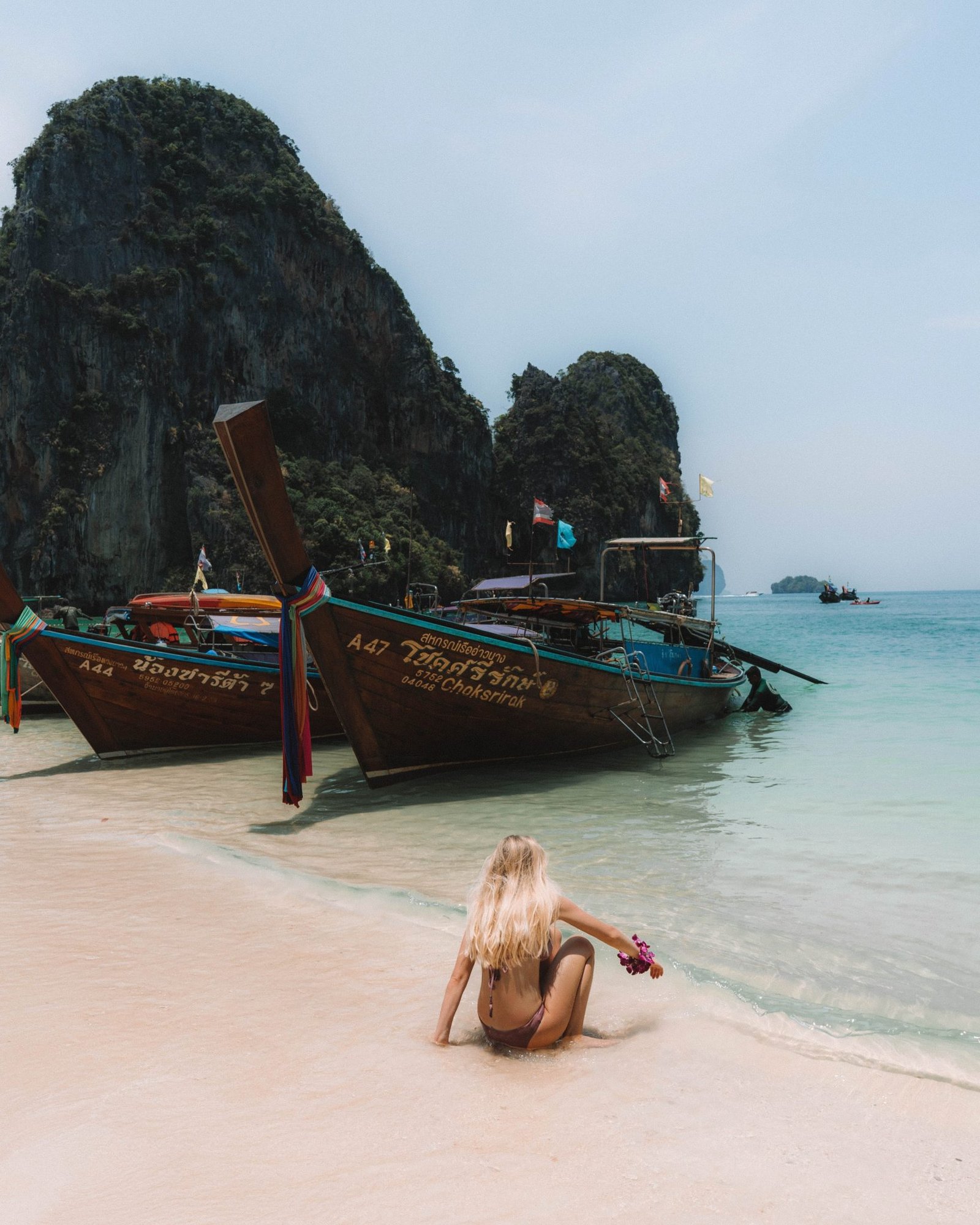 Long tail boat Thaïlande